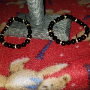 Gemstone beads 8mm (black)